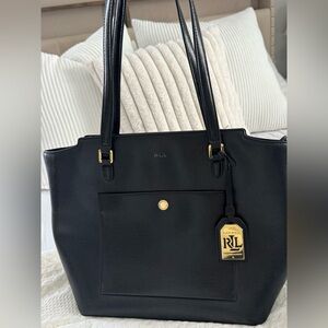 Lauren Ralph Lauren Elegant Black Tote